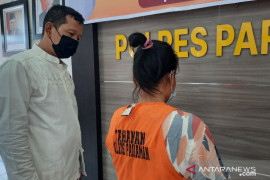 Seorang ibu di Padang Pariaman melanjutkan usaha terlarang suaminya