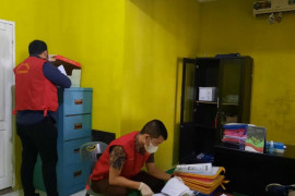 Kejaksaan Negeri Langkat Cabang Pangkalan Brandan geledah Kantor Desa Sei Siur Pangkalan Susu