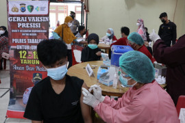 Realisasi Vaksinasi COVID-19 bagi anak dan remaja 167 orang