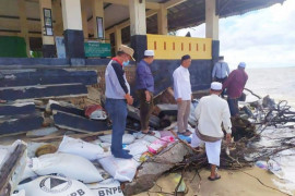 Zuriat ulama besar Kalsel tinjau kerusakan  kawasan kubah di Kotim
