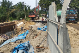 Jalinsum Medan-Aceh di Kabupaten Langkat amblas
