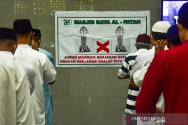 FOTO - Shalat Idul Adha Berjamaah di Masjid Al Fatah Ambon