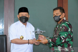 Danlanud Roesmin Nurjadin temui Bupati Kampar, ini bocoran hasilnya