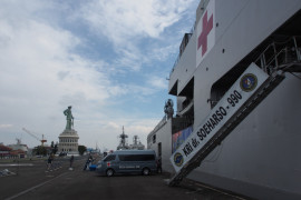 KRI Soeharso pasok oksigen untuk pasien COVID-19