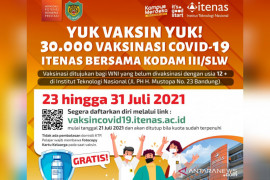 Kodam III/Siliwangi gandeng Itenas percepat vaksinasi COVID-19