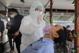 PLN Sumut laksanakan pemeriksaan  rapid antigen