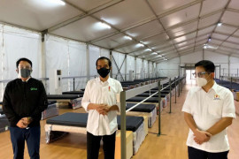 Presiden tinjau fasilitas Rumah Oksigen Gotong Royong