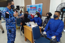 Lanud Supadio gelar serbuan vaksinasi massal