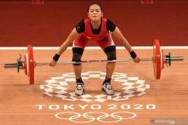 Indonesia sabet medali pertama Olimpiade Tokyo 2020 lewat lifter putri Windy Cantika Aisah