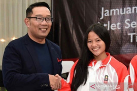 Ridwan Kamil berikan "kadeudeuh" Windy Cantika Aisah Rp300 juta