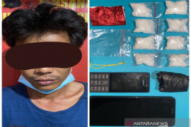 Polda Kalsel tangkap tiga pengedar narkoba jenis sabu