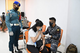 Dua hari serbuan vaksinasi sebanyak 1610 orang sudah di vaksin di Untan