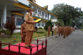 Wakil Bupati Langkat minta Satpol PP terus mengawasi protokol kesehatan