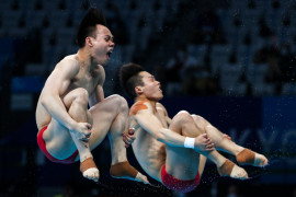 Luar biasa, China "hattrick" medali emas loncat indah Olimpiade Tokyo