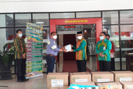 Pemkab Tabalong terima bantuan masker dari PT Buma