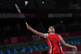 Kalahkan wakil Jerman, Gregoria bawa Indonesia memimpin 1-0 di Piala Uber