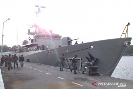 KRI Bung Tomo -357 bersandar di dermaga Lanal Sabang, ini tujuannya