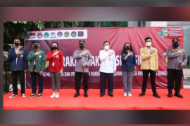 30 tahun mengabdi, alumni Akpol 91 didukung mahasiswa gencarkan vaksinasi