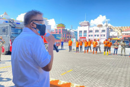 Pemprov Sulut sebar petugas disinfektan ke 15 kabupaten dan kota