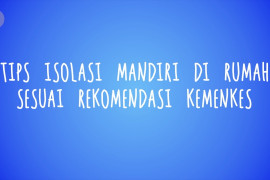 Tips isoman COVID-19 sesuai anjuran Kemenkes