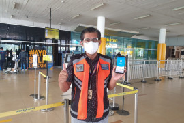 Penumpang di Bandara Sultan Thaha Jambi wajib miliki aplikasi Peduli Lindungi