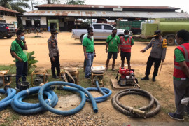 Kapolres Muarojambi cek kesiapan peralatan karhutla PT BBB