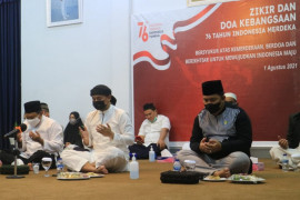 Wabup Kapuas Hulu ikut zikir dan doa kebangsaan bersama presiden