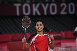 Ginting  luapkan kegembiraan bawa pulang medali dari Olimpiade perdana