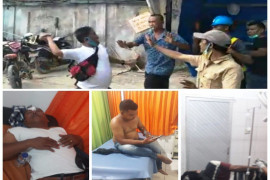 Wartawan SIB dan LSM dikeroyok belasan pekerja proyek pasar Sibolga Nauli