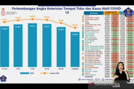 Satgas: Presentase BOR di sejumlah daerah menurun