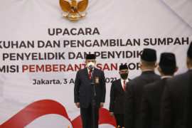 Ketua KPK kembali kukuhkan kembali 78 penyelidik dan 112 penyidik