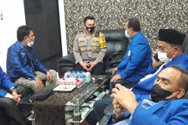 Kapolres terima kunjungan pengurus PAN  Langkat