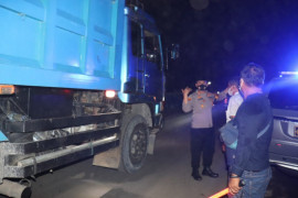 Kapolres Langkat turun urai kemacatan panjang di Jalinsum