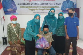 PKK Kalsel serahkan alat pemadam api ringan kepada PKK Banjarbaru