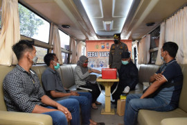 Polresta Sidoarjo gelar vaksinasi bagi pelaku UMKM