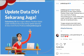 Pembuatan akun Kartu Prakerja 2022 telah dibuka