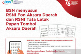 BSN meluncurkan dua SNI baru untuk lestarikan aksara Nusantara