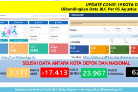 Satgas Depok: Ada perbedaan data kasus aktif COVID-19 dengan satgas pusat