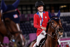 Putri musisi Bruce Springsteen sabet medali perak berkuda Tokyo2020