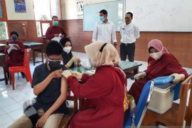 Vaksinasi Pelajar Kediri