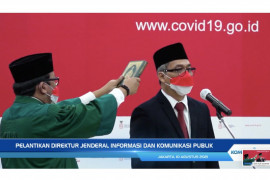 Menkominfo lantik Usman Kansong jadi Dirjen IKP