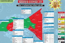124 orang meninggal akibat terpapar COVID-19 di Merauke Papua