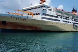 KM Tidar menjadi tempat karantina COVID-19 bagi warga Jayapura