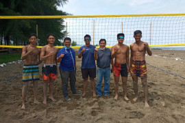 Atlet voli pantai Sumbar mematangkan persiapan di Yogyakarta