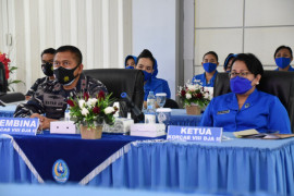 Danlantamal VIII-Ketua Korcab DJA  tatap muka dengan Kasal