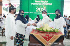 Harjakasi Ke-203, Bupati Situbondo sampaikan terima kasih kolaborasi satgas menangani COVID-19