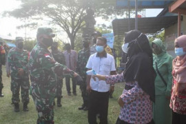 Danrem 121/Abw Cek Posko PPKM di wilayah Kodim 1203/Ktp