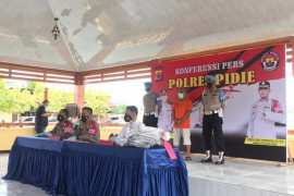 Polres Pidie tangkap pelaku pencuri mobil dan pembakar rumah