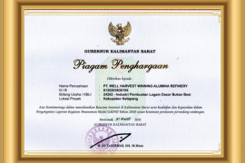 Pemprov Kalbar beri penghargaan PT WHW terkait realisasi investasi