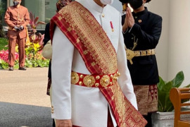 Wali Kota Bandarlampung bangga pakaian adat Lampung dikenakan Presiden Jokowi